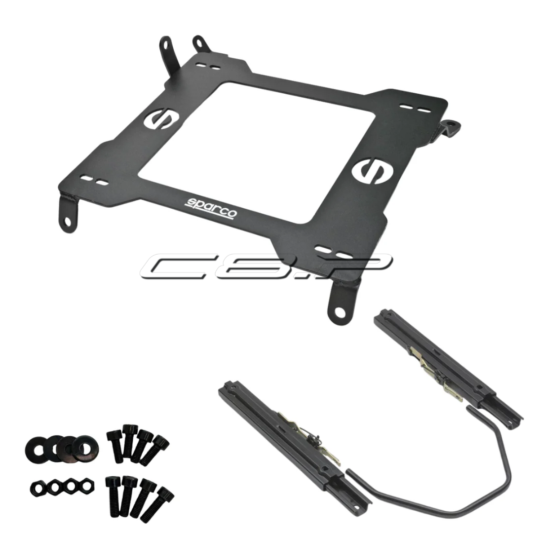 Sparco C8 Corvette Stingray 600 Series Seat Base Install Kit