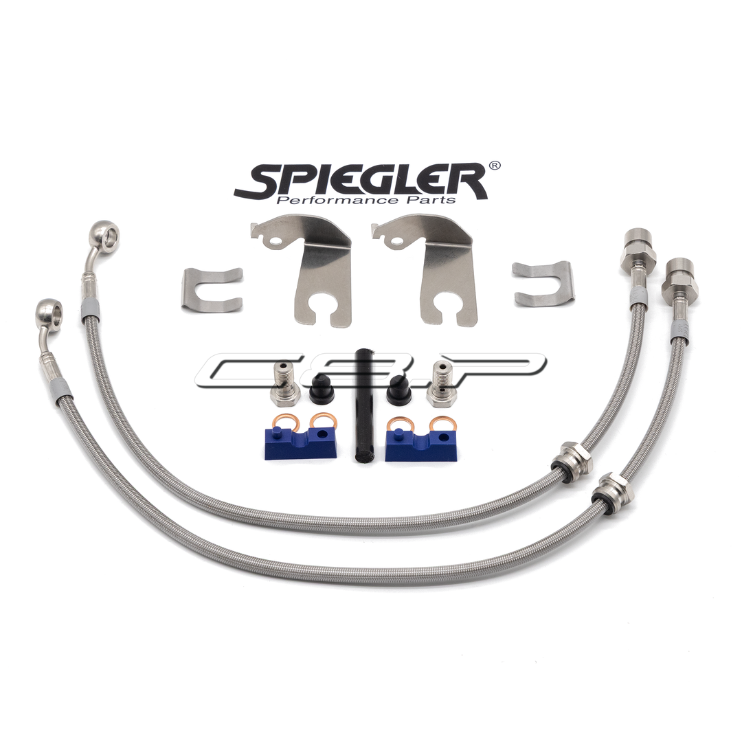 Spiegler C8 Corvette Z06 Stainless Brake Lines with Iron Discs