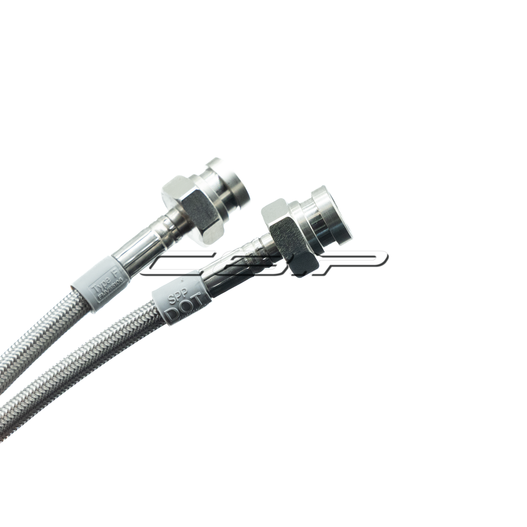 Spiegler C8 Corvette Z06 Stainless Brake Lines with Iron Discs 