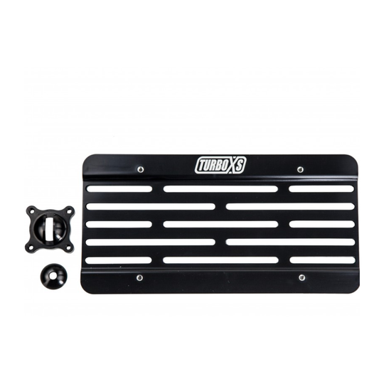 Turbo XS C8 Corvette Stingray Tow Hook License Plate Relocation Frame