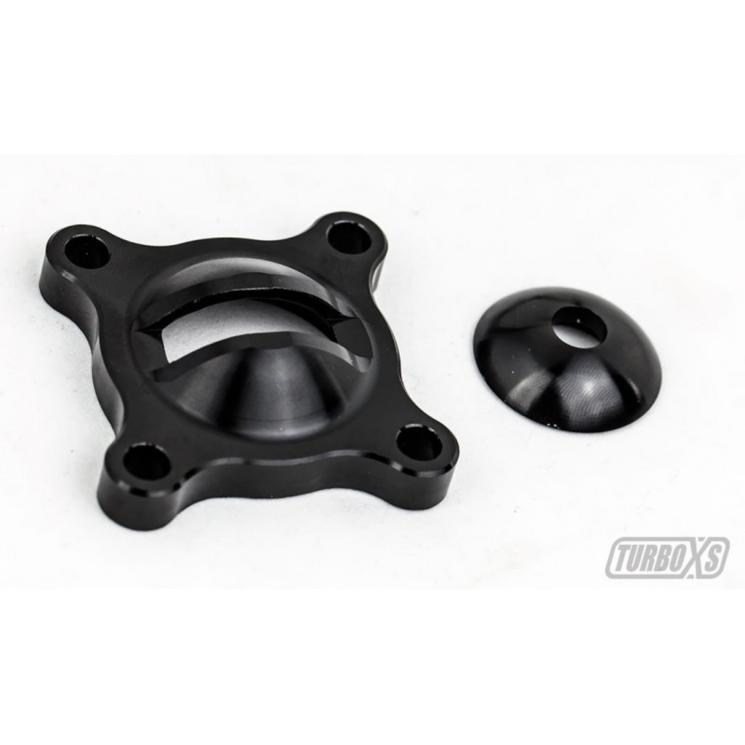 Turbo XS C8 Corvette Stingray Tow Hook License Plate Relocation Frame