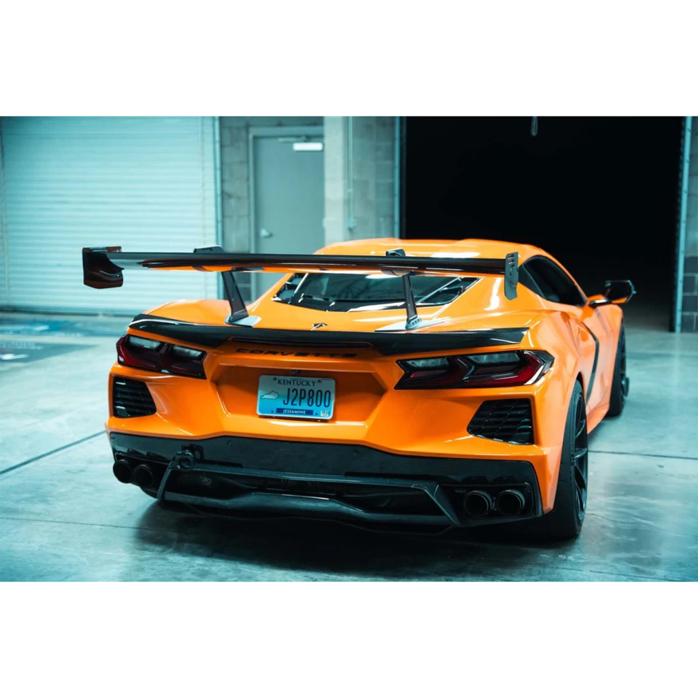 Verus Engineering C8 Corvette Stingray Coupe Swan Neck UCW Rear Wing Kit