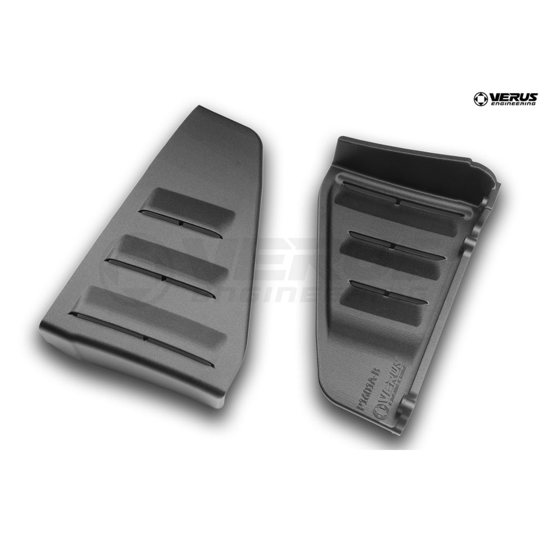 Verus Engineering C8 Corvette Stingray Front Splitter Endplates, WF Spec