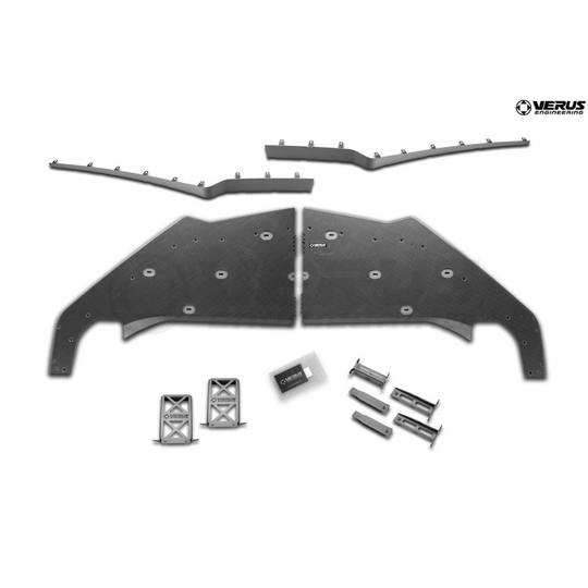 Verus Engineering C8 Corvette Stingray Front Splitter Kit, WF Spec
