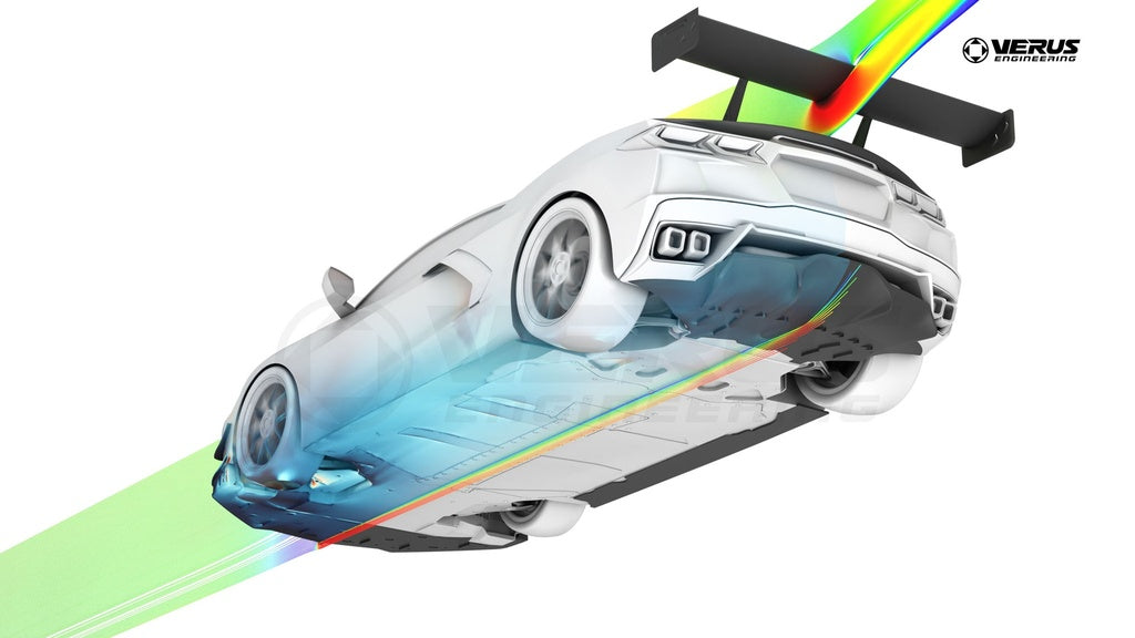 Verus Engineering C8 Corvette Stingray Front Splitter Kit, WF Spec