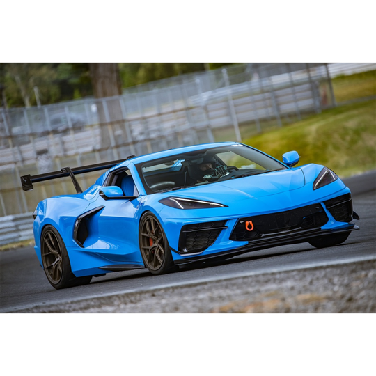 Verus Engineering C8 Corvette Stingray Swan Neck UCW Rear Wing Kit - Convertible ONLY