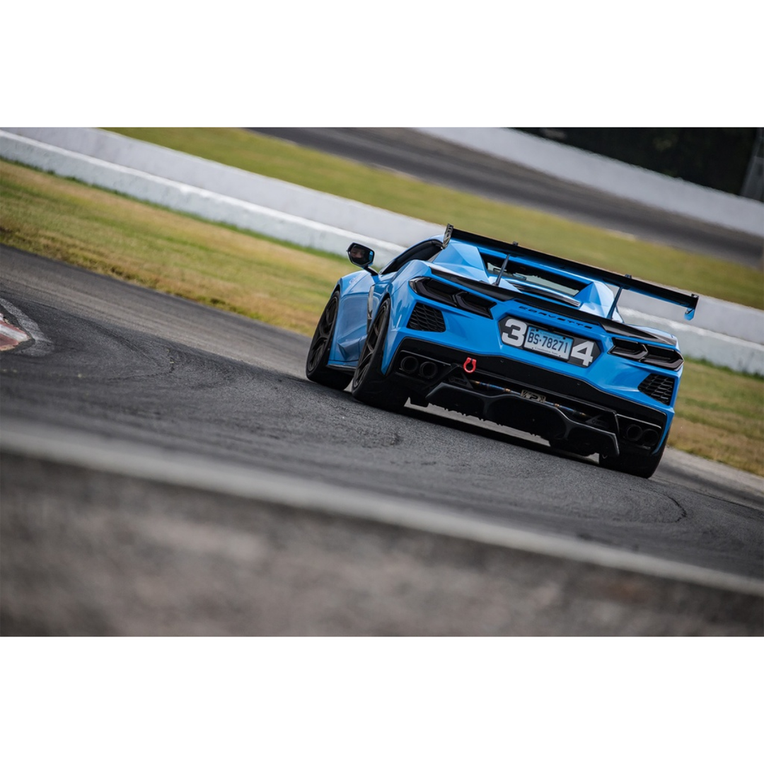 Verus Engineering C8 Corvette Stingray Swan Neck UCW Rear Wing Kit - Convertible ONLY