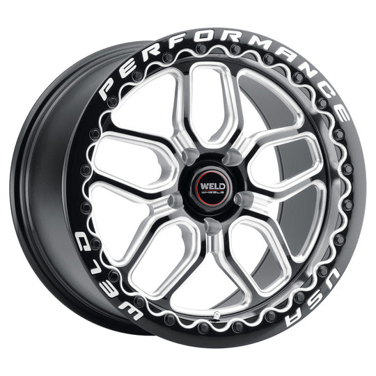WELD Laguna Street Gloss Black Milled Wheel