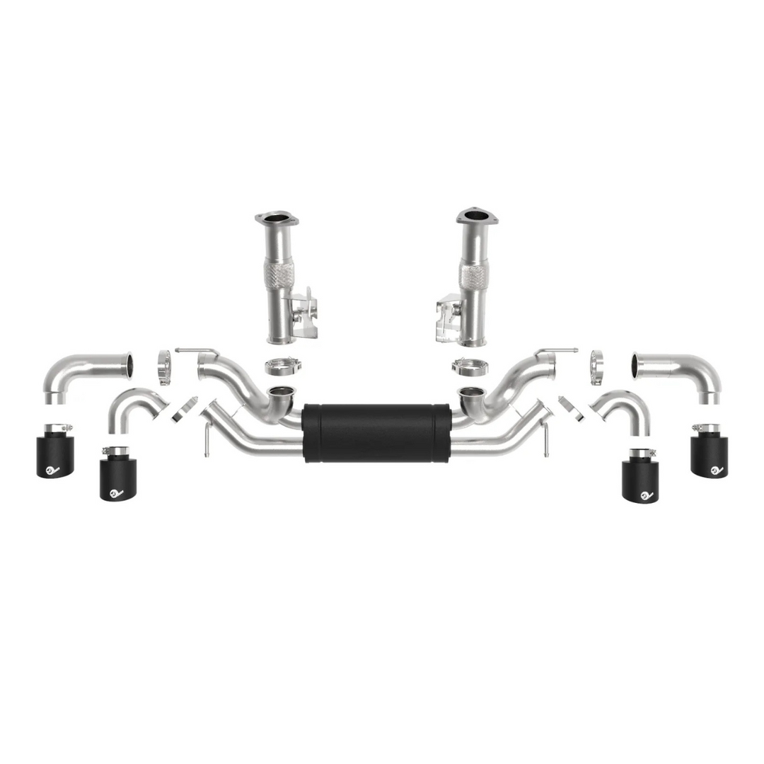 aFe C8 Base Corvette Stingray MACH Force-XP 3" to 2-1/2" 304SS Cat-Back Exhaust System w/Muffler1