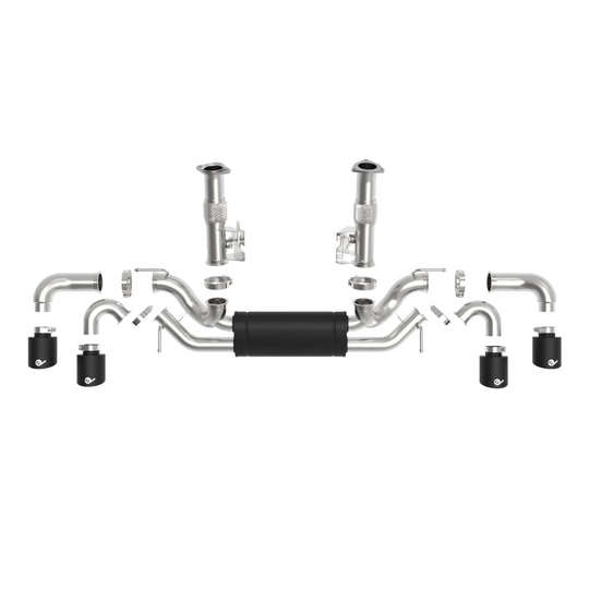 aFe C8 Base Corvette Stingray MACH Force-XP 3" to 2-1/2" 304SS Cat-Back Exhaust System w/Muffler1