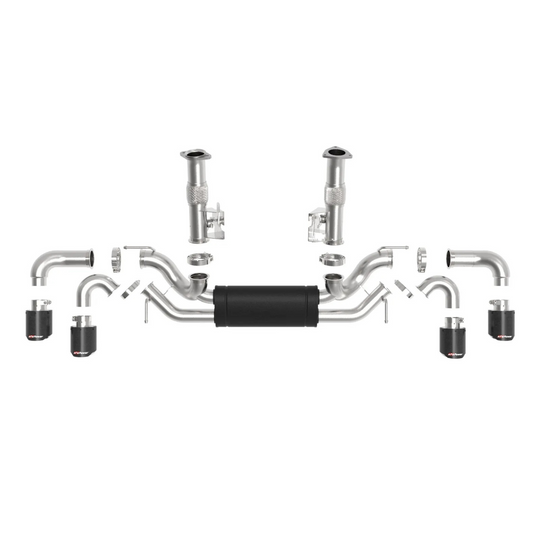 aFe C8 Base Corvette Stingray MACH Force-XP 3" to 2-1/2" 304SS Cat-Back Exhaust System w/Muffler3