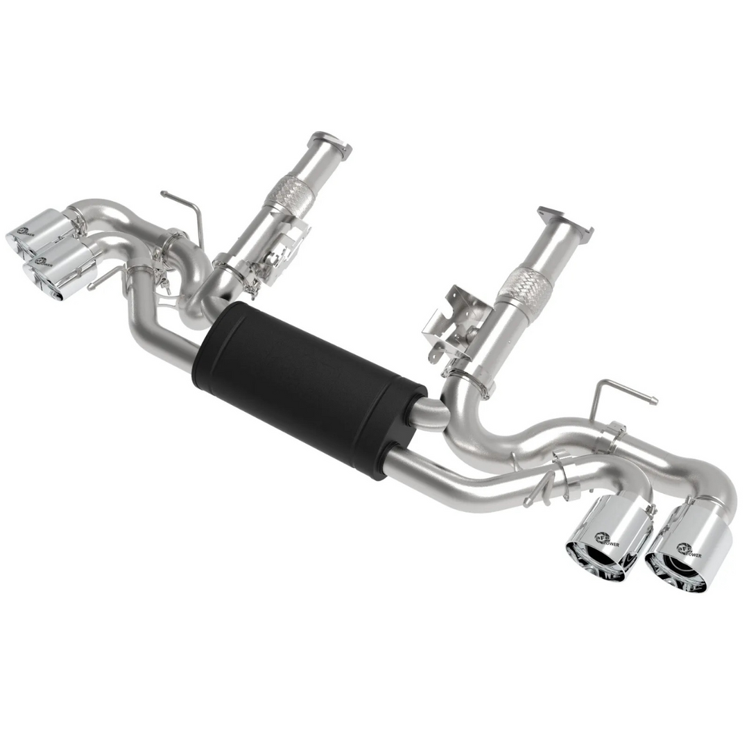 aFe C8 Base Corvette Stingray MACH Force-XP 3" to 2-1/2" 304SS Cat-Back Exhaust System w/Muffler6