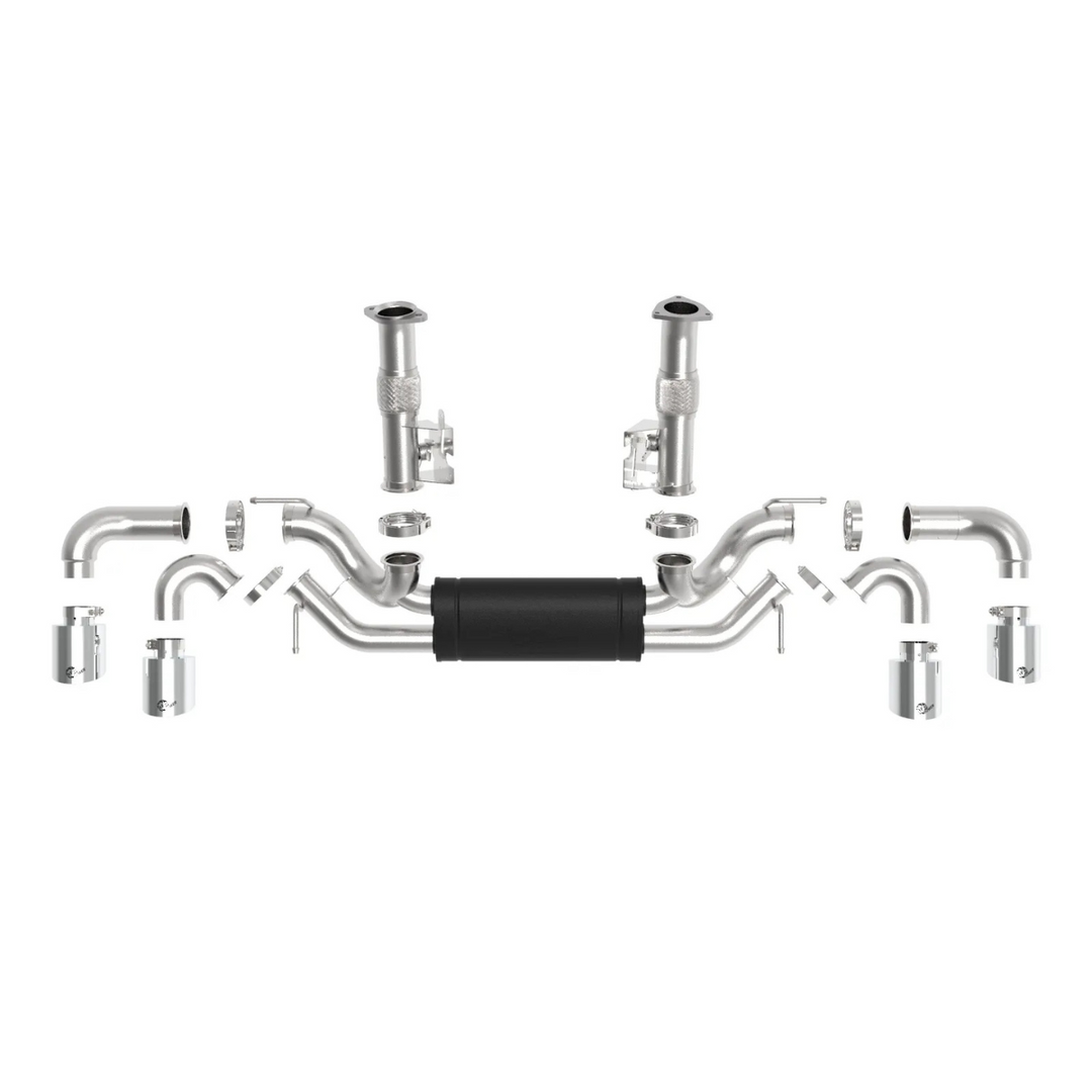 aFe C8 Base Corvette Stingray MACH Force-XP 3" to 2-1/2" 304SS Cat-Back Exhaust System w/Muffler7