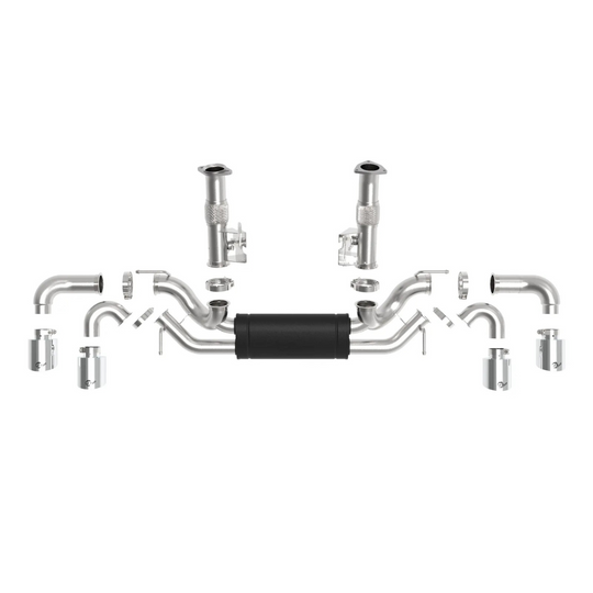 aFe C8 Base Corvette Stingray MACH Force-XP 3" to 2-1/2" 304SS Cat-Back Exhaust System w/Muffler7
