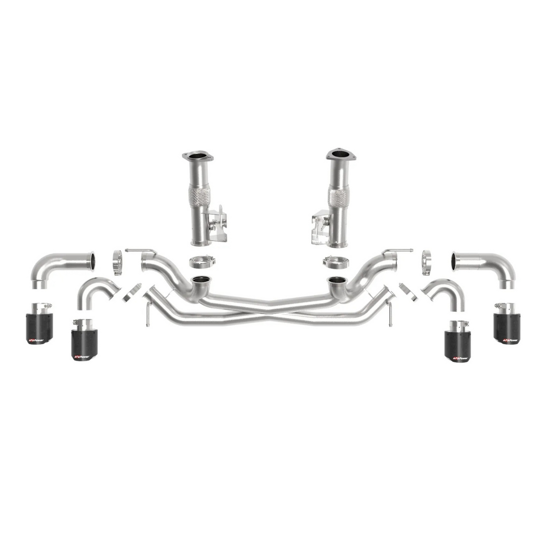 aFe C8 Base Corvette Stingray MACH Force-XP 3" to 2-1/2" 304SS Cat Back Exhaust System w/o Muffler23