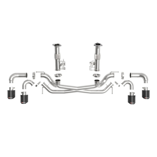 aFe C8 Base Corvette Stingray MACH Force-XP 3" to 2-1/2" 304SS Cat Back Exhaust System w/o Muffler23