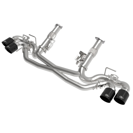 aFe C8 Base Corvette Stingray MACH Force-XP 3" to 2-1/2" 304SS Cat Back Exhaust System w/o Muffler3