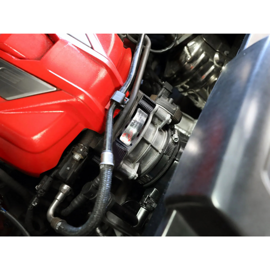 aFe C8 Corvette Stingray Silver Bullet Aluminum Throttle Body Spacer for Factory Intake3