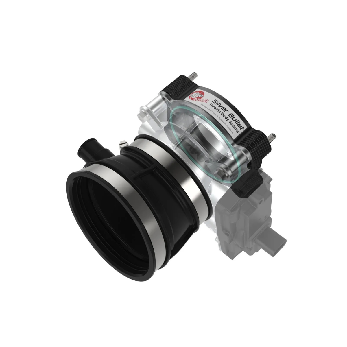 aFe C8 Corvette Stingray Silver Bullet Aluminum Throttle Body Spacer for aFe Intake Only