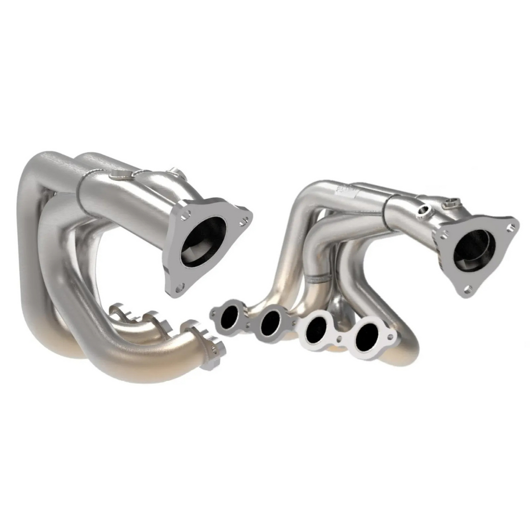 aFe C8 Corvette Stingray Twisted Steel 304 Stainless Steel Long Tube Header