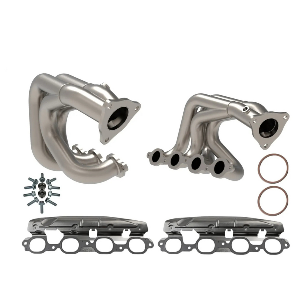 aFe C8 Corvette Stingray Twisted Steel 304 Stainless Steel Long Tube Header15