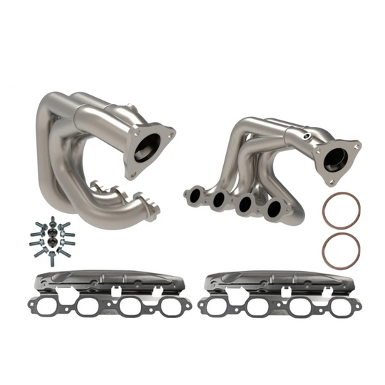 aFe C8 Corvette Stingray Twisted Steel 304 Stainless Steel Long Tube Header15