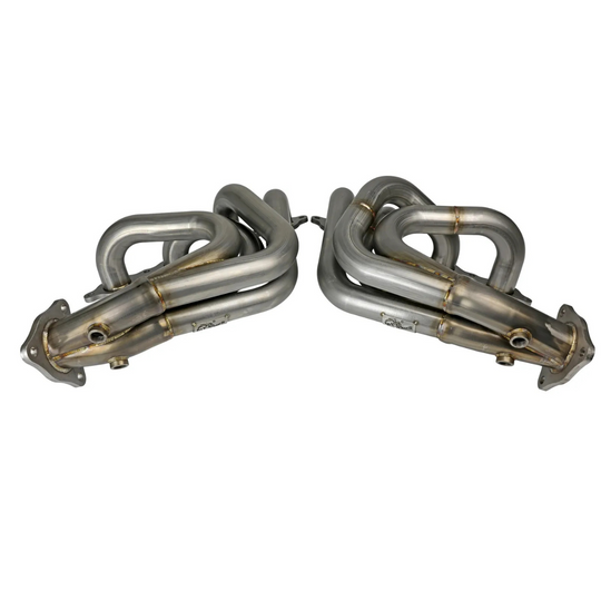aFe C8 Corvette Stingray Twisted Steel 304 Stainless Steel Long Tube Header5