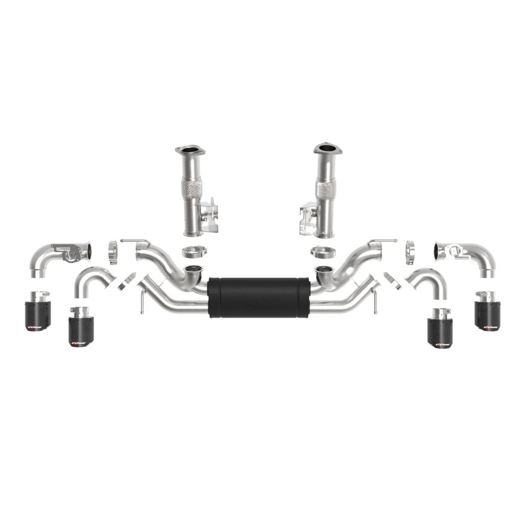 aFe C8 Z51 Corvette Stingray MACH Force-XP 3" to 2-1/2" 304SS Cat-Back Exhaust System5