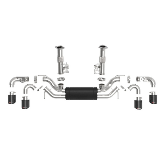 aFe C8 Z51 Corvette Stingray MACH Force-XP 3" to 2-1/2" 304SS Cat-Back Exhaust System5