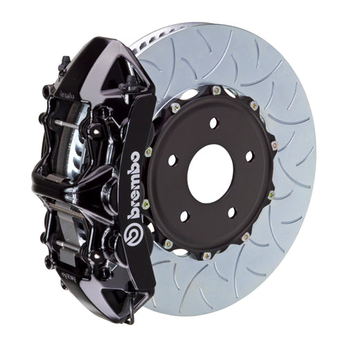 Brembo C8 Corvette Stingray GT BBK - 6 Piston Cast 2-Piece Calipers (350x34 2pc Slotted Type3 Rotors) - Front