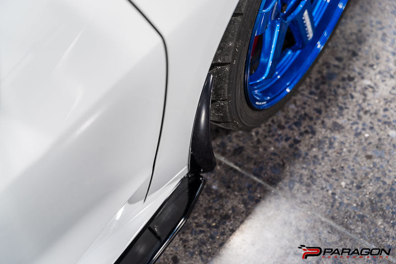 Paragon Performance C8 Corvette Stingray Extended Splash Guards - Carbon Flash 