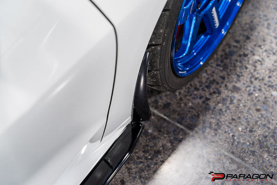 Paragon Performance C8 Corvette Stingray Extended Splash Guards - Carbon Flash 