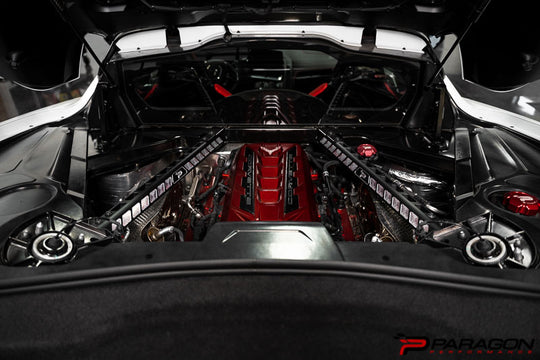 Paragon Performance C8 Corvette Stingray Billet Strut Tower Support Bar