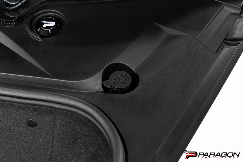Paragon Performance C8 Corvette Stingray Billet Washer Fluid Cap