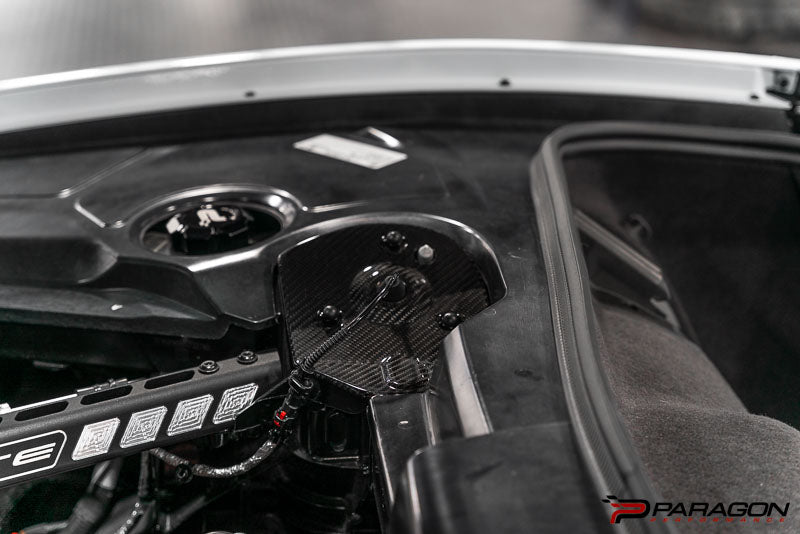 Paragon Performance C8 Corvette Stingray Carbon Fiber Rear Strut Tower Covers