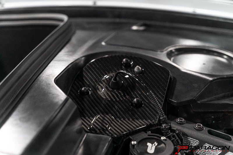 Paragon Performance C8 Corvette Stingray Carbon Fiber Rear Strut Tower Covers