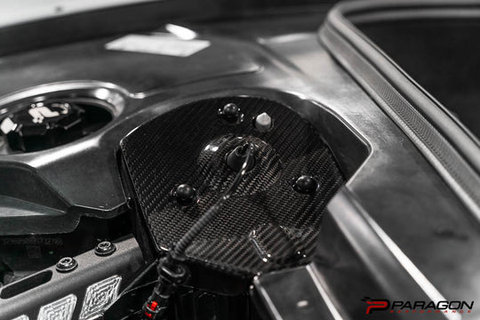 Paragon Performance C8 Corvette Stingray Carbon Fiber Rear Strut Tower Covers
